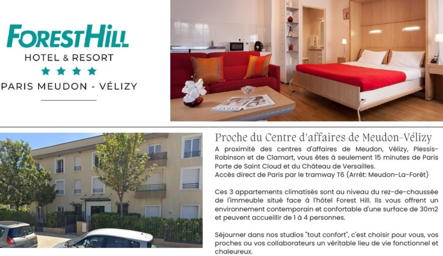 Hôtel Forest Hill Meudon Velizy Esterno foto
